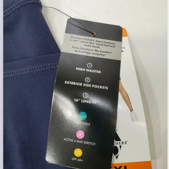New Skechers Ladies Go Walk Skort Skirt / Shorts  Size XXL - Picture 5 of 8